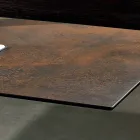 Tafel met top gemaakt in Italië modern glaskeramiek, Mitia Viadurini