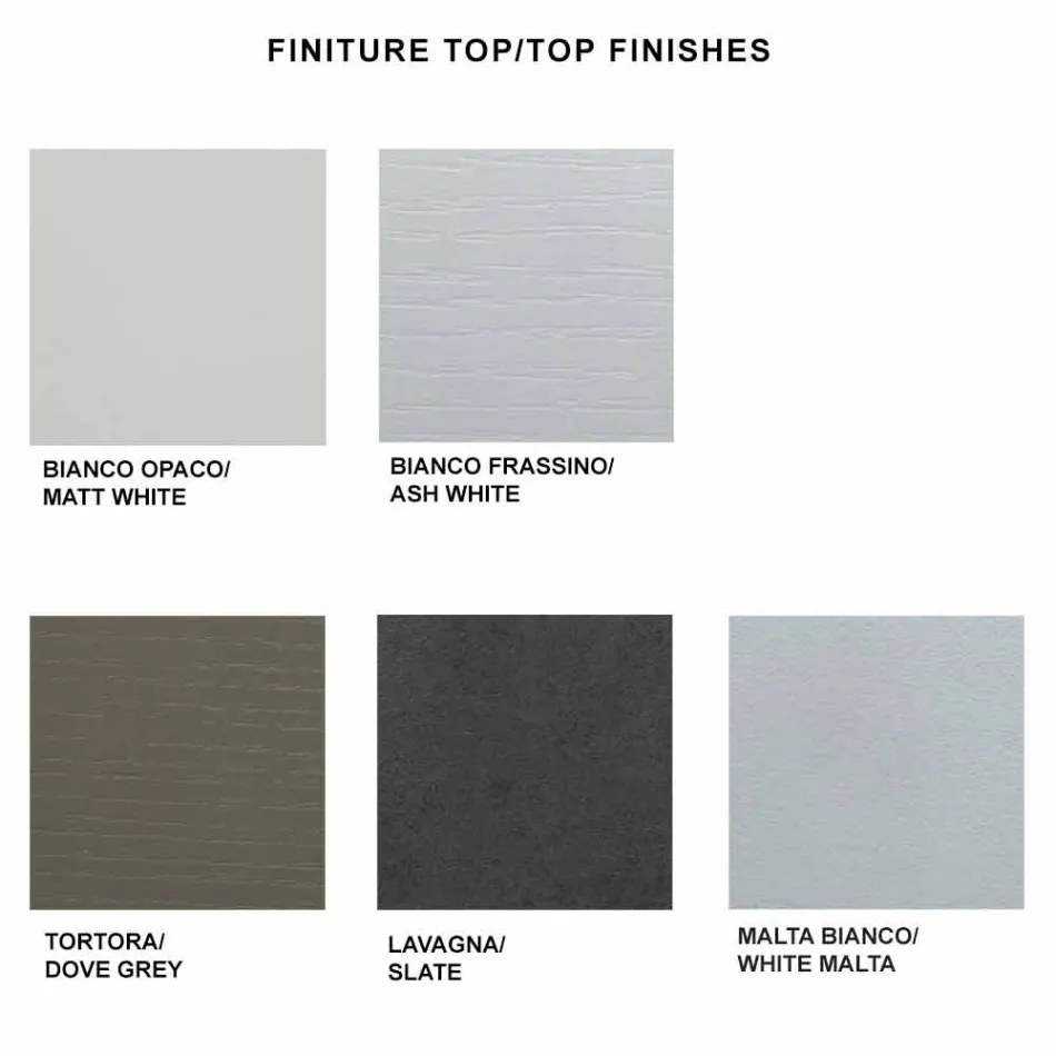 Uitschuifbare consoletafel tot 325 cm in Made in Italy laminaat - Gordito Viadurini