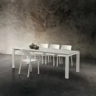 Uitschuifbare keukentafel tot 240 cm in fijn HPL Made in Italy - Jupiter Viadurini