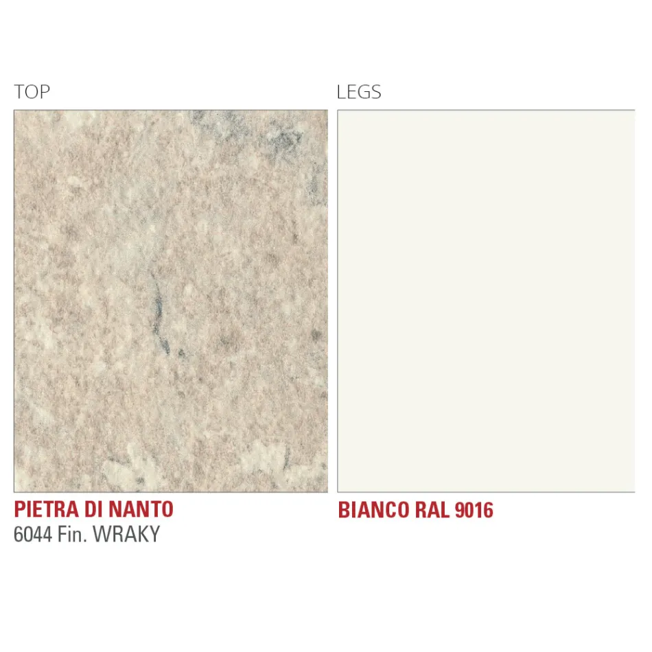 Uitschuifbare keukentafel tot 240 cm in fijn HPL Made in Italy - Jupiter Viadurini