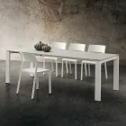 Uitschuifbare keukentafel tot 240 cm in fijn HPL Made in Italy - Jupiter Viadurini