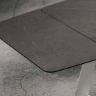Uitschuifbare keukentafel tot 280 cm marmereffect Made in Italy - Pinokkio Viadurini