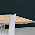 Uitschuifbare keukentafel tot 280 cm in hout Made in Italy - Carlino Viadurini