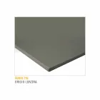 Keukentafel in gelamineerd Fenix en zwart aluminium Made in Italy - Lingotto Viadurini