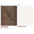 Keukentafel in HPL met fijn metalen onderstel gemaakt in Italië - Pinokkio Viadurini