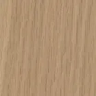 Keukentafel van extra helder glas met houten poten Made in Italy - Super Viadurini