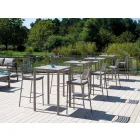 Vierkante bartafel in geschilderd metaal gemaakt in Italië - Cuba Viadurini