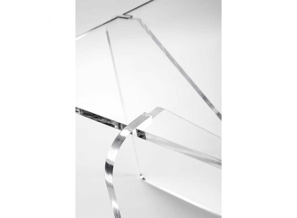 Design salontafel in transparant of gerookt plexiglas - Draco Viadurini