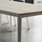 Uitschuifbare keukentafel tot 240 cm in Hpl Made in Italy - Fantastisch Viadurini
