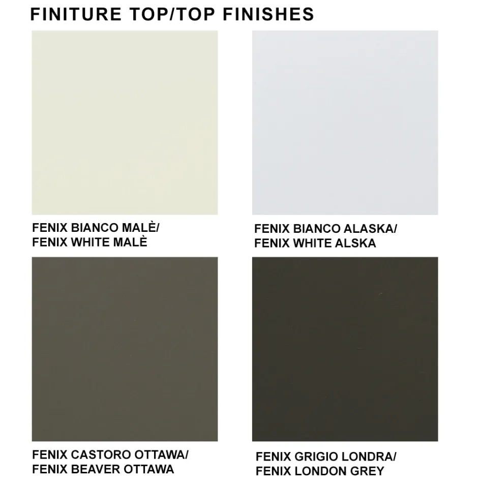 Fenix keukentafel Uitschuifbaar tot 300 cm Made in Italy - Grotta Viadurini