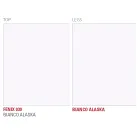 Keukentafel in Fenix en wit metaal van kwaliteit Made in Italy - Carlino Viadurini