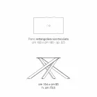 Made in Italy design massief houten keukentafel, Dionigi Viadurini