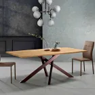 Made in Italy design massief houten keukentafel, Dionigi Viadurini
