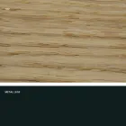 Keukentafel in massief hout en metaal gemaakt in Italië, Flora Viadurini