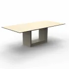 Buitentafel 200x100 cm Vela by Vondom, in polyethyleenhars Viadurini