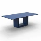 Buitentafel 200x100 cm Vela by Vondom, in polyethyleenhars Viadurini