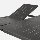 Uitschuifbare buitentafel tot 160 cm in aluminium, Homemotion - Andries Viadurini