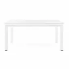 Uitschuifbare buitentafel tot 160 cm in aluminium Homemotion - Andries Viadurini