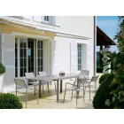 Uitschuifbare buitentafel tot 280 cm in metaal gemaakt in Italië - Dego Viadurini