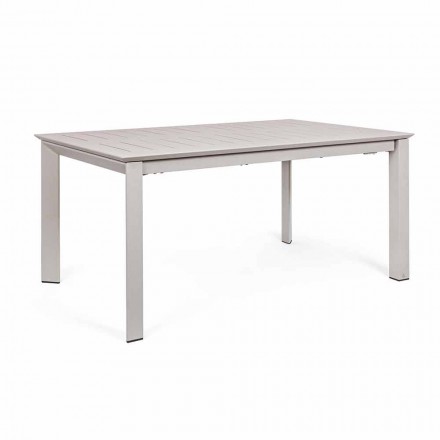 Uitschuifbare buitentafel in aluminium modern design Homemotion - Casper Viadurini