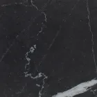 Buitentafel met houten onderstel en zwart Marquinia keramiek blad - Infinity Viadurini