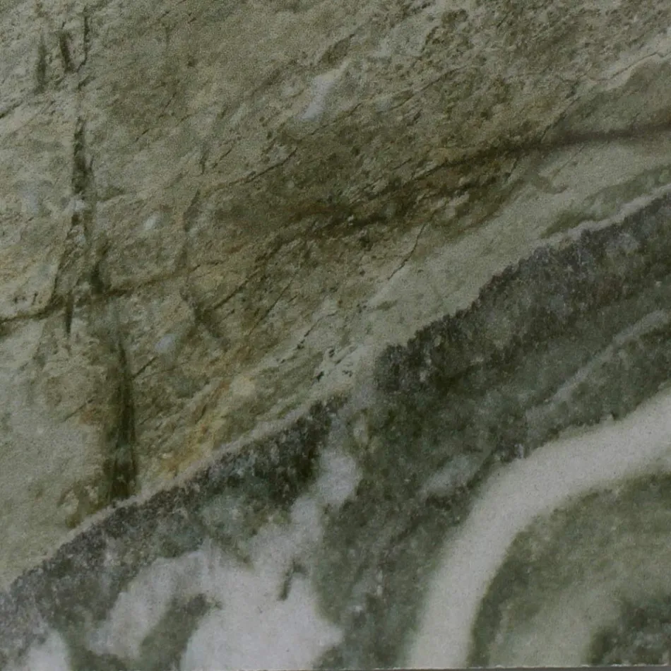 Buitentafel met houten onderstel en keramieken Royal Peacock blad - Infinity Viadurini