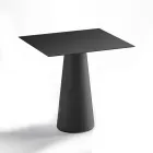 Moderne buitentafel in Hpl en mat polyethyleen Made in Italy - Forlina Viadurini