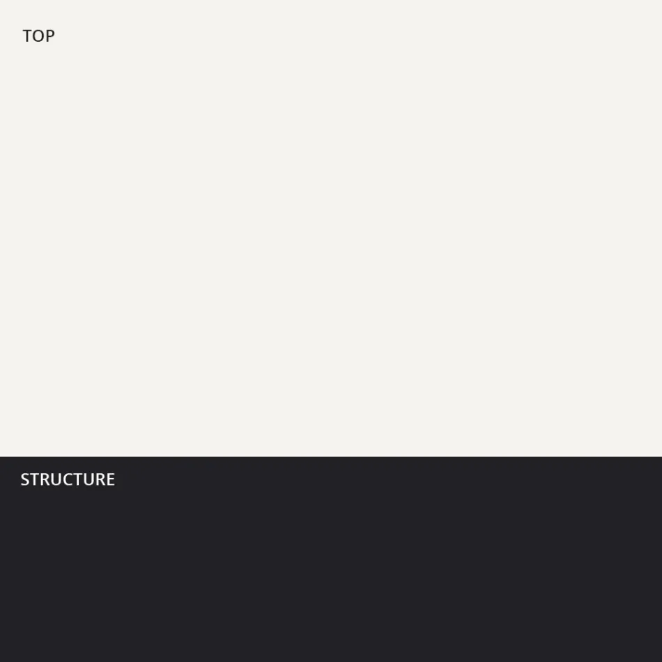 Moderne buitentafel in Hpl en mat polyethyleen Made in Italy - Forlina Viadurini