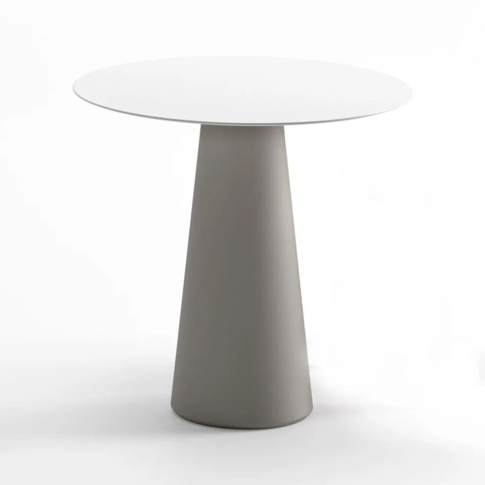 Moderne buitentafel in Hpl en mat polyethyleen Made in Italy - Forlina Viadurini