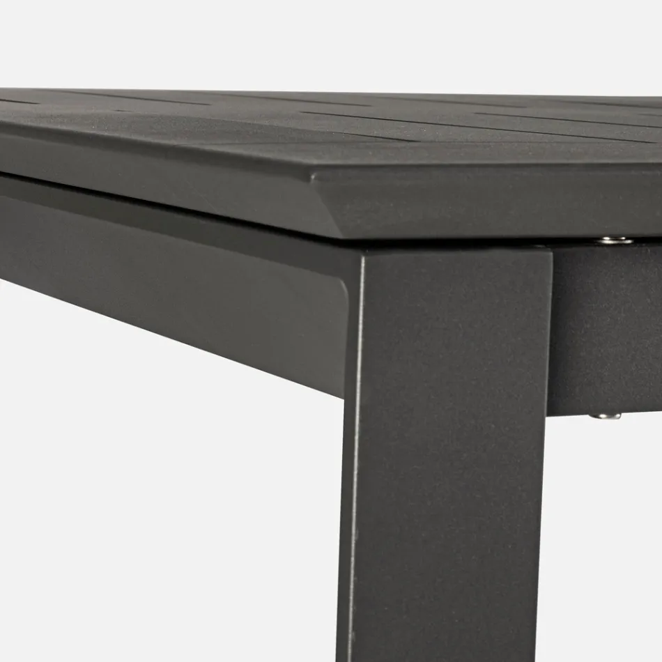 Uitschuifbare tuintafel tot 240 cm in aluminium, Homemotion - Pemberton Viadurini