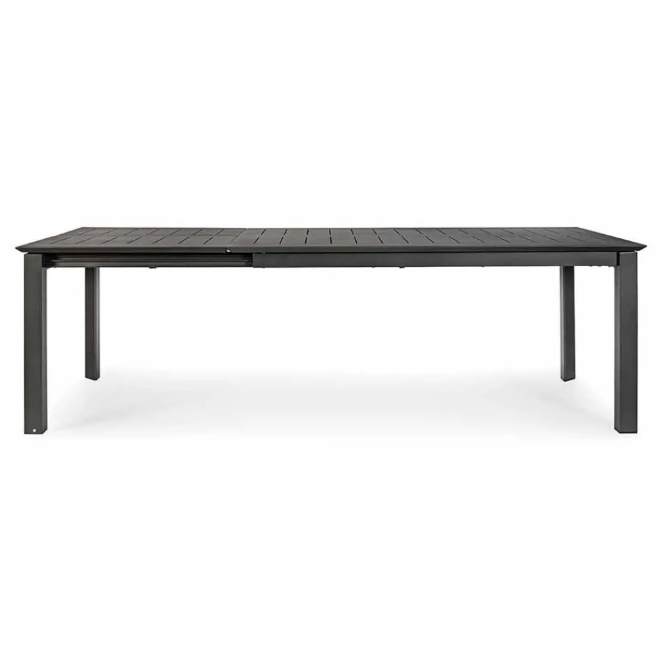 Uitschuifbare tuintafel tot 240 cm in aluminium Homemotion - Pemberton Viadurini