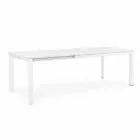 Uitschuifbare tuintafel tot 240 cm in aluminium Homemotion - Pemberton Viadurini
