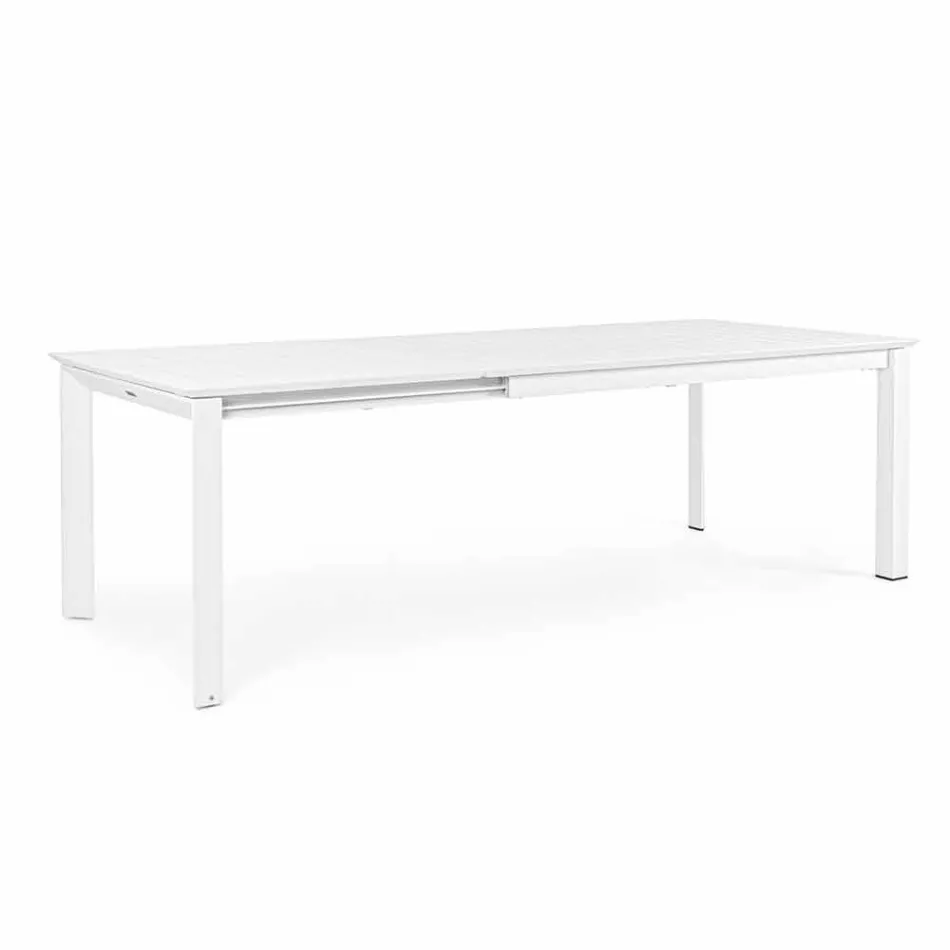 Uitschuifbare tuintafel tot 240 cm in aluminium Homemotion - Pemberton Viadurini