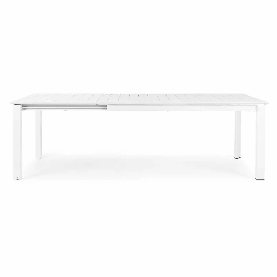 Uitschuifbare tuintafel tot 240 cm in aluminium Homemotion - Pemberton Viadurini