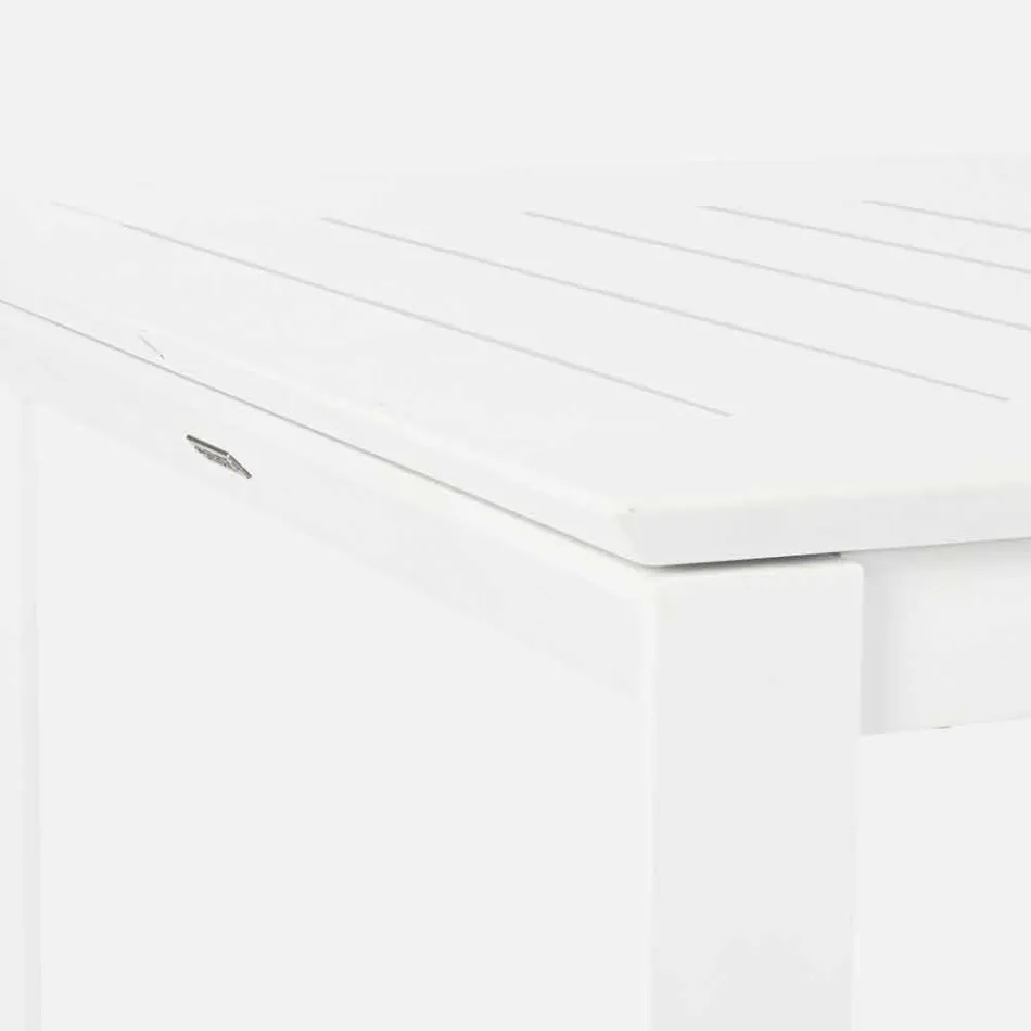 Uitschuifbare tuintafel tot 240 cm in aluminium Homemotion - Pemberton Viadurini