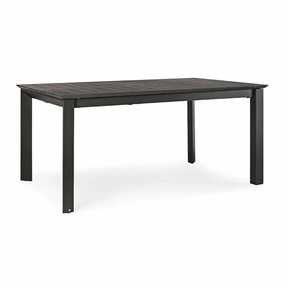 Uitschuifbare tuintafel tot 240 cm in aluminium Homemotion - Pemberton Viadurini