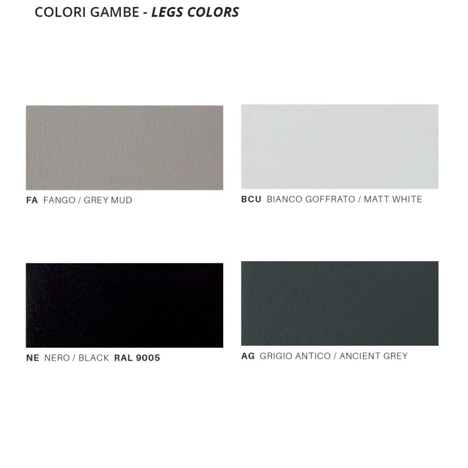 Tuintafelonderstel van gegalvaniseerd staal met HPL-blad Made in Italy - Brienne Viadurini