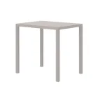 Rechthoekige tuintafel van gegalvaniseerd staal Made in Italy - Azul Viadurini