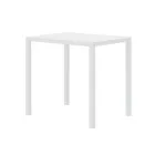 Rechthoekige tuintafel van gegalvaniseerd staal Made in Italy - Azul Viadurini