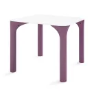 Tuintafel in Hpl met poten van polyethyleen Made in Italy - Glen Viadurini