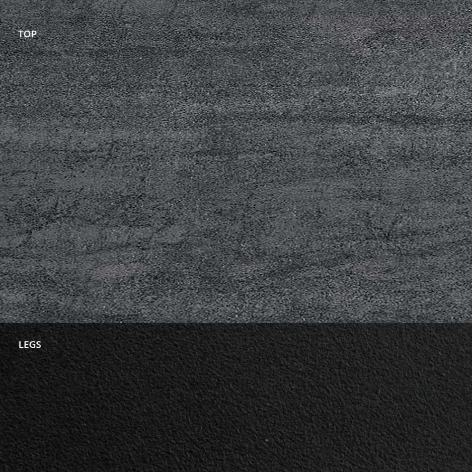 Tonvormige eettafel in hypermarmer Made in Italy - Ezzellino Viadurini