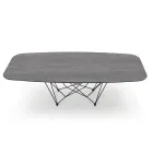 Tonvormige eettafel in hypermarmer Made in Italy - Ezzellino Viadurini