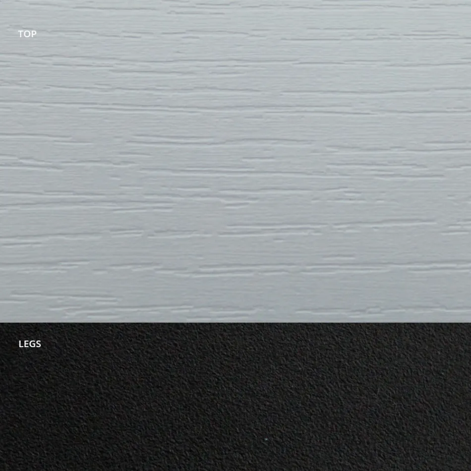 Tonvormige eettafel in laminaat met houteffect Made in Italy - Cave Viadurini