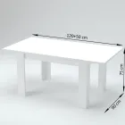 Eettafel Uitschuifbaar tot 170 cm Design in duurzaam hout - Perro Viadurini