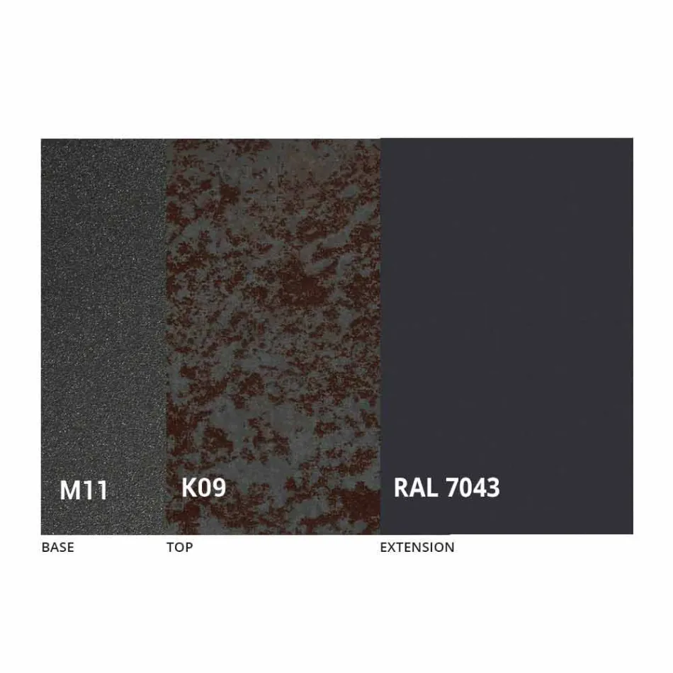 Uitschuifbare eettafel tot 180 cm in keramiek Made in Italy - Pitagora Viadurini