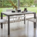 Uitschuifbare eettafel tot 180 cm in keramiek Made in Italy - Pitagora