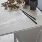 Uitschuifbare eettafel tot 180 cm in keramiek Made in Italy - Pitagora Viadurini