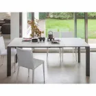 Uitschuifbare eettafel tot 180 cm in keramiek Made in Italy - Pitagora Viadurini