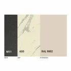 Uitschuifbare eettafel tot 180 cm in keramiek Made in Italy - Pitagora Viadurini