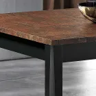 Eettafel Uitschuifbaar tot 180 cm in beukenhout Made in Italy - Otiello Viadurini